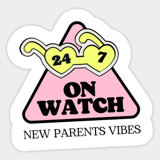 New Parents Vibe Sticker